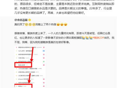 魅族高管回应魅族22再次延期：对品牌伤害很大 不是故意的 !