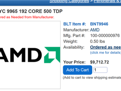降幅达50% AMD、Intel开打价格战：192核CPU不到7万块 !