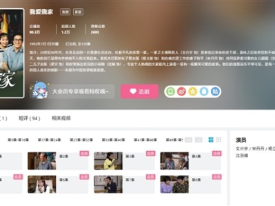 中国情景喜剧鼻祖！《我爱我家》全120集上线B站：大会员免费看 ！