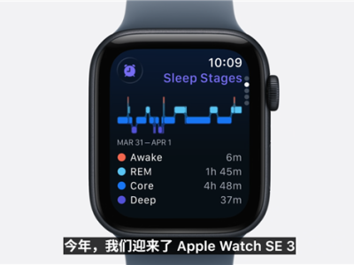 1999元起！Apple Watch SE3发布：配备全天候显示屏、支持5G !